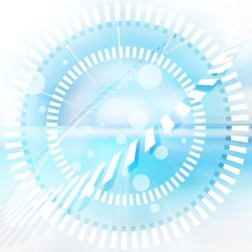 Futuristic Background Stock Illustration