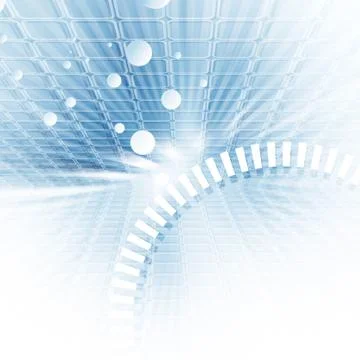 Futuristic Background Stock Illustration