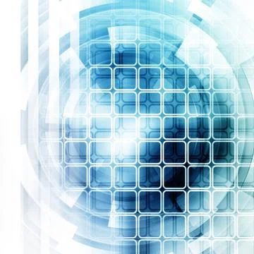 Futuristic Background Stock Illustration