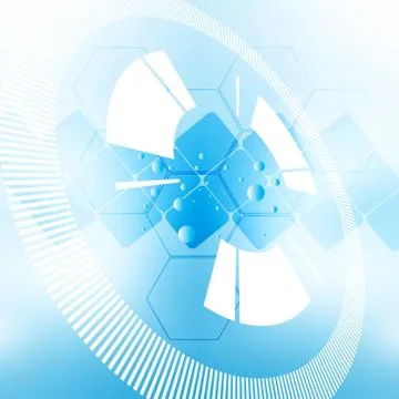 Futuristic Background Stock Illustration