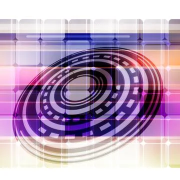 Futuristic Background Illustrazione stock