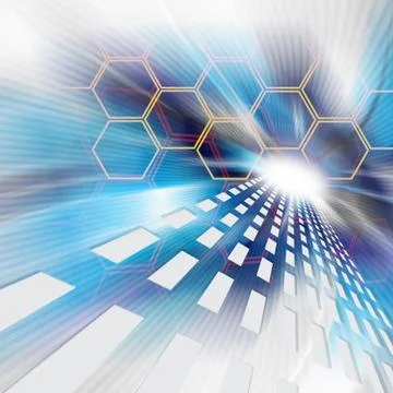 Futuristic Background Stock Illustration