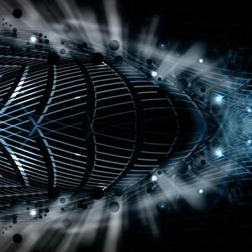 Futuristic Background Stock Illustration