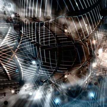 Futuristic Background Stock Illustration