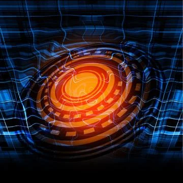 Futuristic Background Stock Illustration