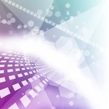 Futuristic Background Stock Illustration