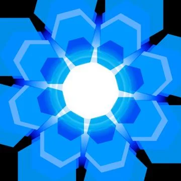 Futuristic Background Stock Illustration