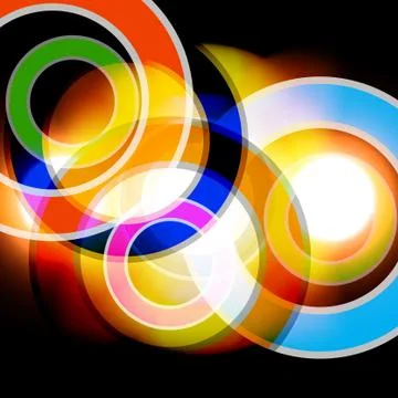 Futuristic Background Stock Illustration