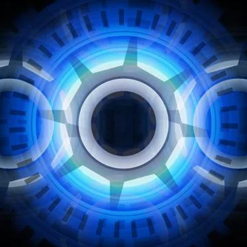 Futuristic Background Stock Illustration