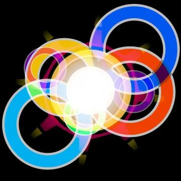 Futuristic Background Stock Illustration