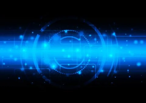 Futuristic Background Stock Illustration