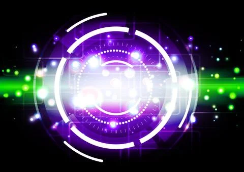 Futuristic Background Stock Illustration