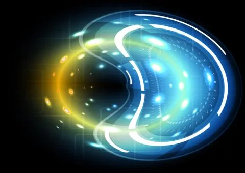 Futuristic Background Stock Illustration