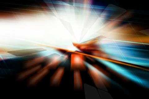 Futuristic Background Stock Illustration