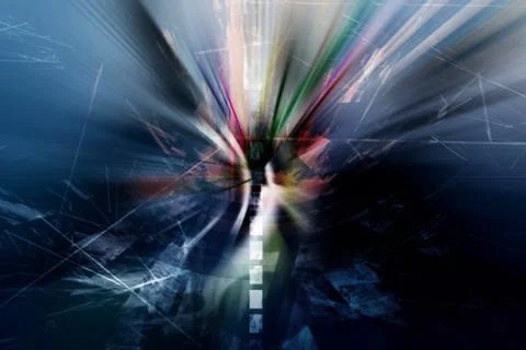 Futuristic Background Stock Illustration