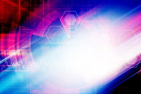 Futuristic Background Stock Illustration