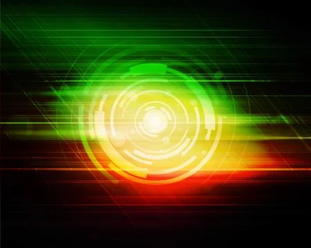 Futuristic Background Stock Illustration