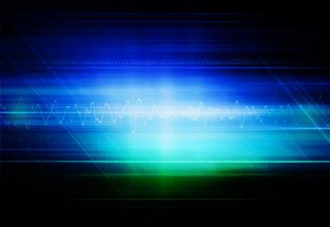 Futuristic Background Stock Illustration