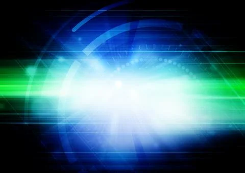 Futuristic Background Stock Illustration