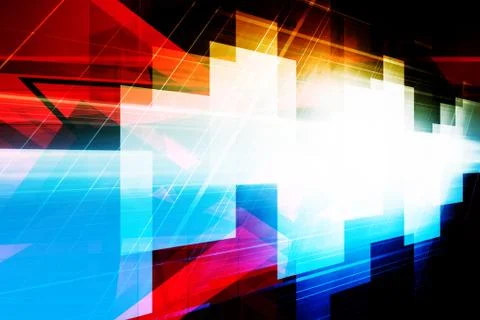 Futuristic Background Stock Illustration