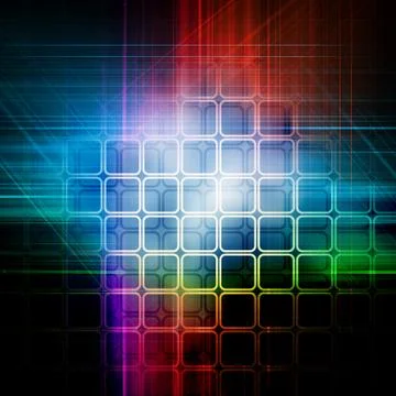 Futuristic Background Stock Illustration