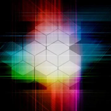 Futuristic Background Stock Illustration