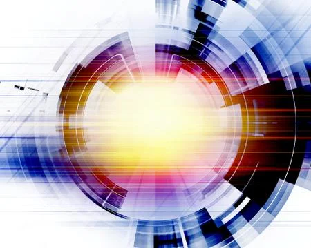 Futuristic Background Stock Illustration