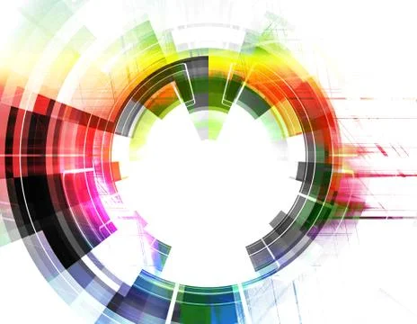 Futuristic Background Stock Illustration