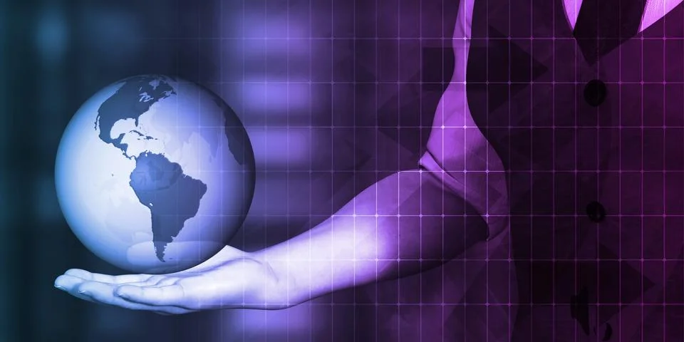 Futuristic Background 스톡 일러스트