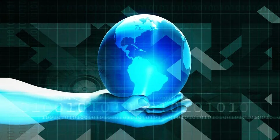 Futuristic Background Illustrazione stock