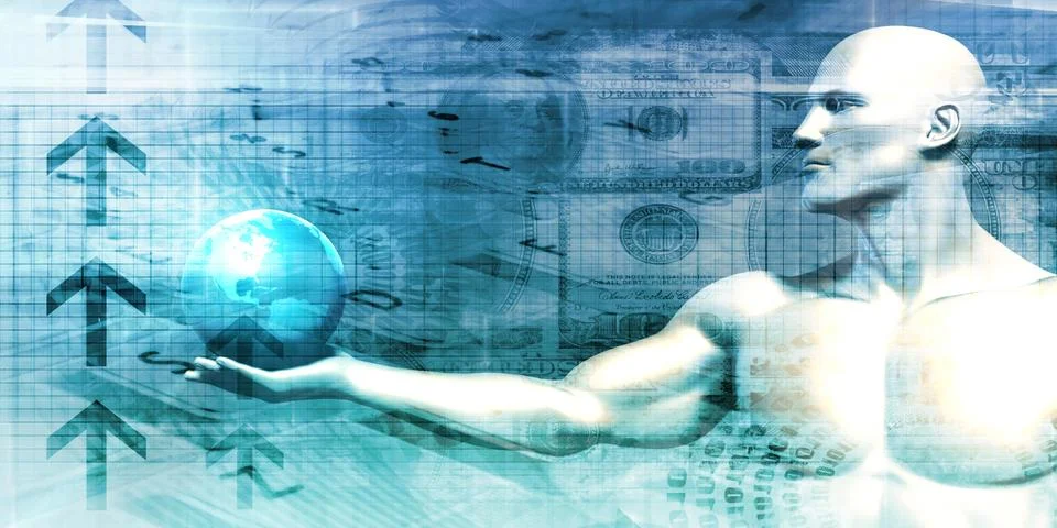 Futuristic Background Illustrazione stock