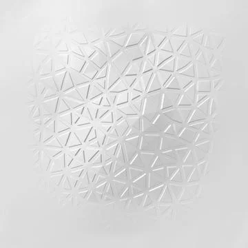 Futuristic background with lines and abstract low-poly, polygonal triangular  Stock Illustration