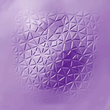 Futuristic background with lines and abstract low-poly, polygonal triangular  Stock Illustration