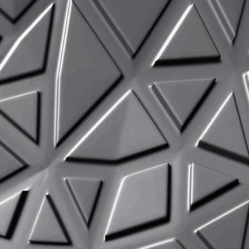 Futuristic background with lines and abstract low-poly, polygonal triangular  Stock Illustration