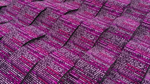 Futuristic background with lines of code for a modern online game. Animation. 3D Stock Footage 157654480