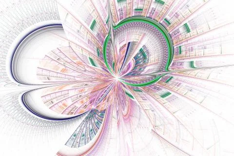 Futuristic background with optical illusion 스톡 일러스트