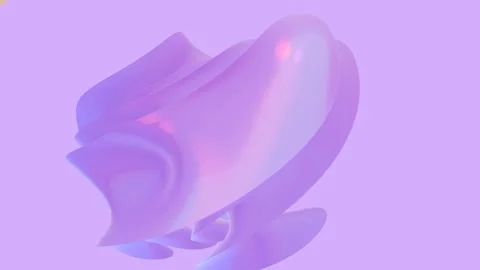 Futuristic background, purple colored abstract shape motion Stock Footage 277856123