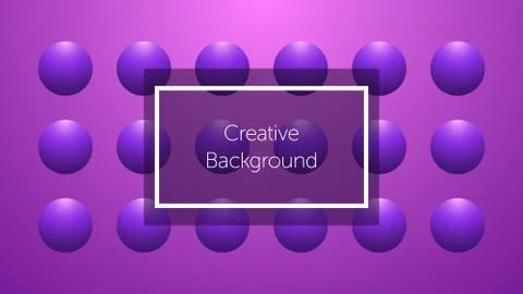 Futuristic background with sphere shapes Stock Illustration