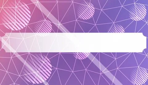 Futuristic background with triangles, line, circle, space for text. Modern de Illustrazione stock