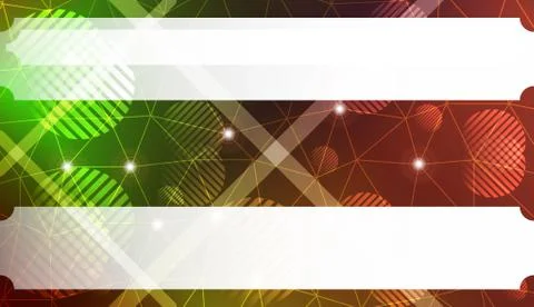 Futuristic background with triangles, line, circle, space for text. Modern de イラスト素材