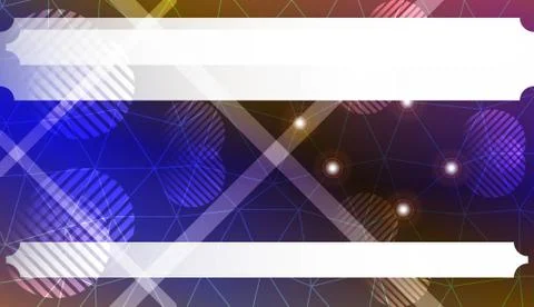 Futuristic background with triangles, line, circle, space for text. Modern de Stock Illustration