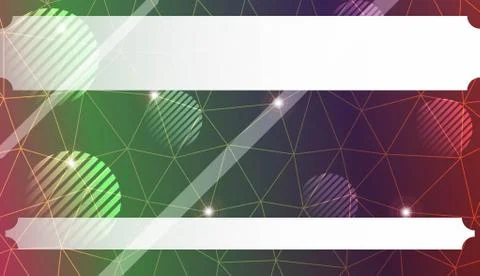 Futuristic background with triangles, line, circle, space for text. Modern de Illustrazione stock
