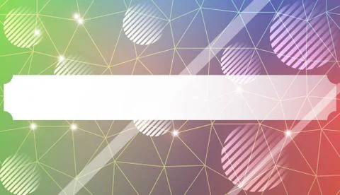 Futuristic background with triangles, line, circle, space for text. Modern de Illustrazione stock