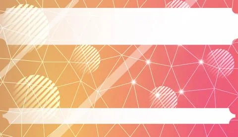 Futuristic background with triangles, line, circle, space for text. Modern de Stockillustratie