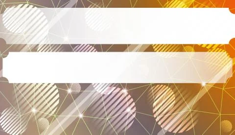 Futuristic background with triangles, line, circle, space for text. Modern de イラスト素材