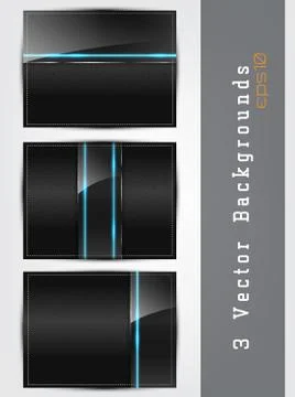 Futuristic backgrounds set 스톡 일러스트