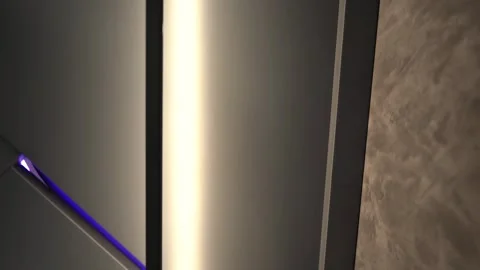 Futuristic backlight with Blue Accent Video stock 307487383