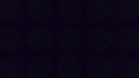 Futuristic balls pattern with dots on black gradient 스톡 동영상 230066397