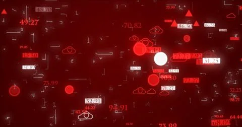 Futuristic Big Data Cloud BG.Stock market growth Transfer BG.Technology sto.. Stock Illustration