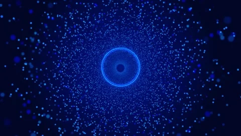 Futuristic Big data digital technology wave cyber grid. Deep space surfaces Stock Footage 293367788